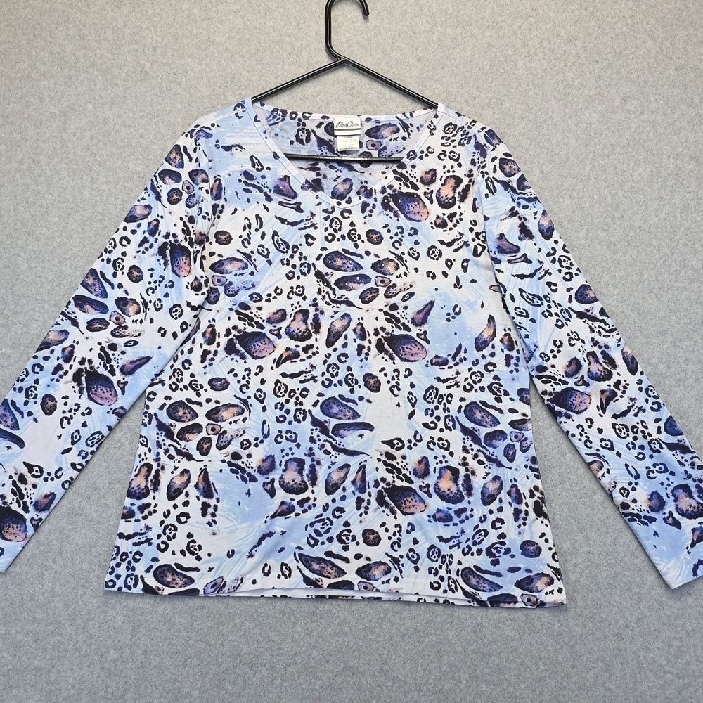 Women's Long Sleeve Leopard Print Top